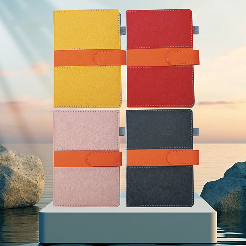Cuaderno de hebilla magnética funcional de A5 funcional de diseño elegante